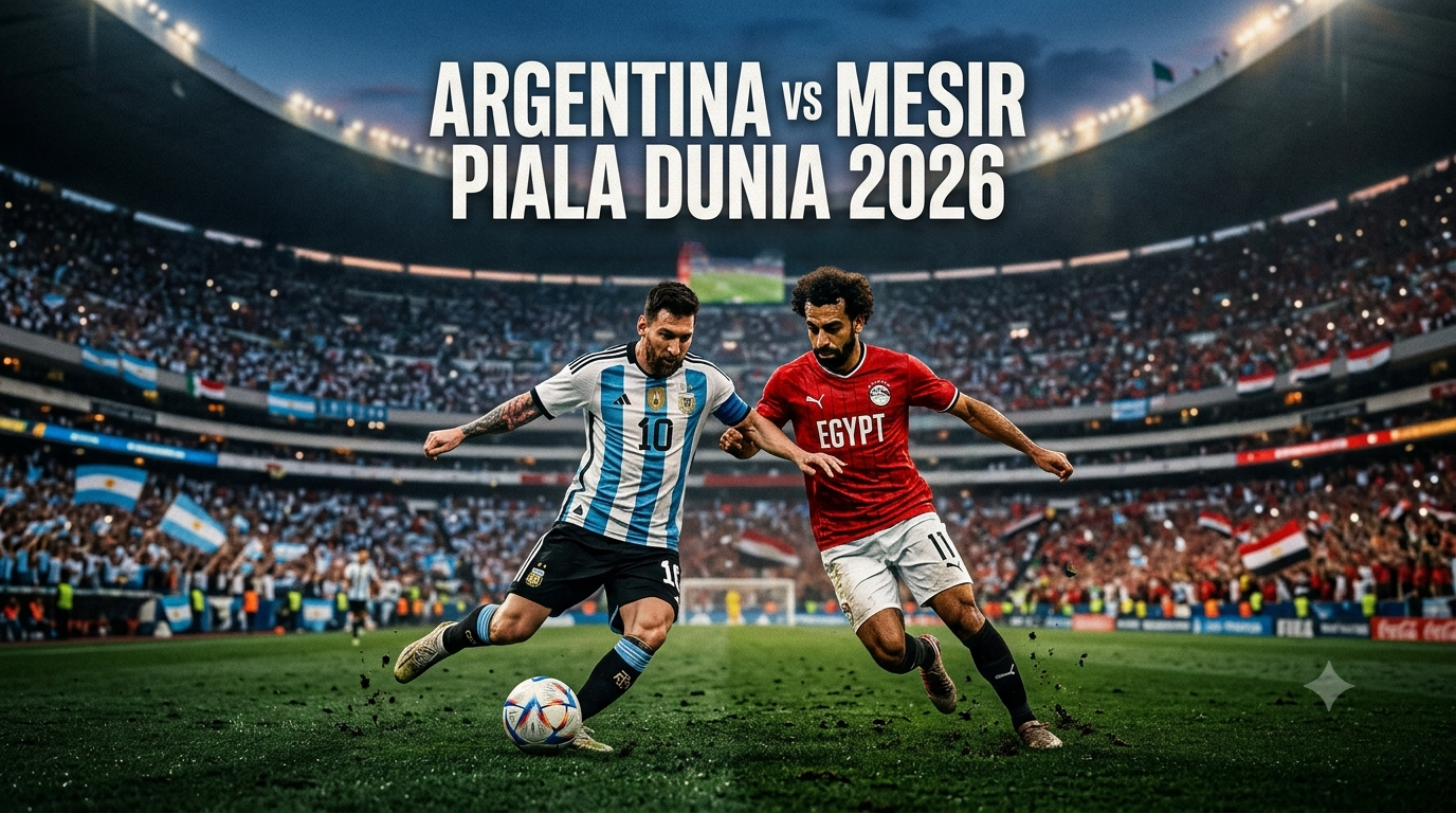Argentina vs Mesir Piala Dunia 2026 Malam Ini Pukul 23.00 WIB – Jalalive Menghadirkan Streaming Pertandingan Bergengsi Menuju Babak Delapan Besar Dunia