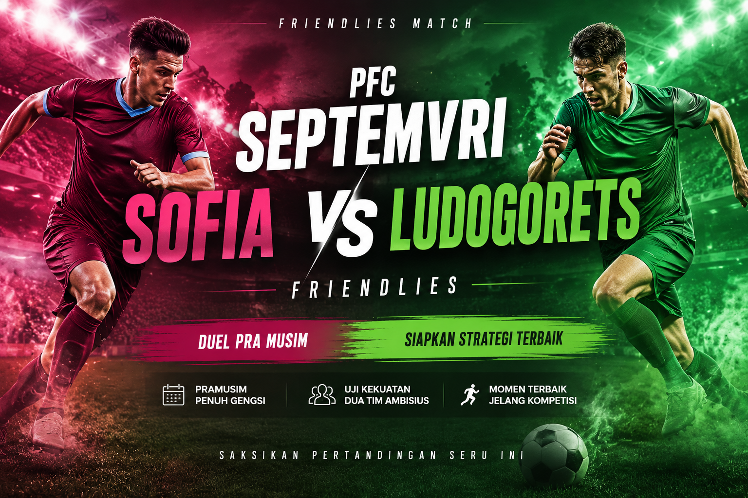PFC Septemvri Sofia vs Ludogorets Siap Digelar Sore Ini Bersama Jalalive – Tonton Pertandingannya!