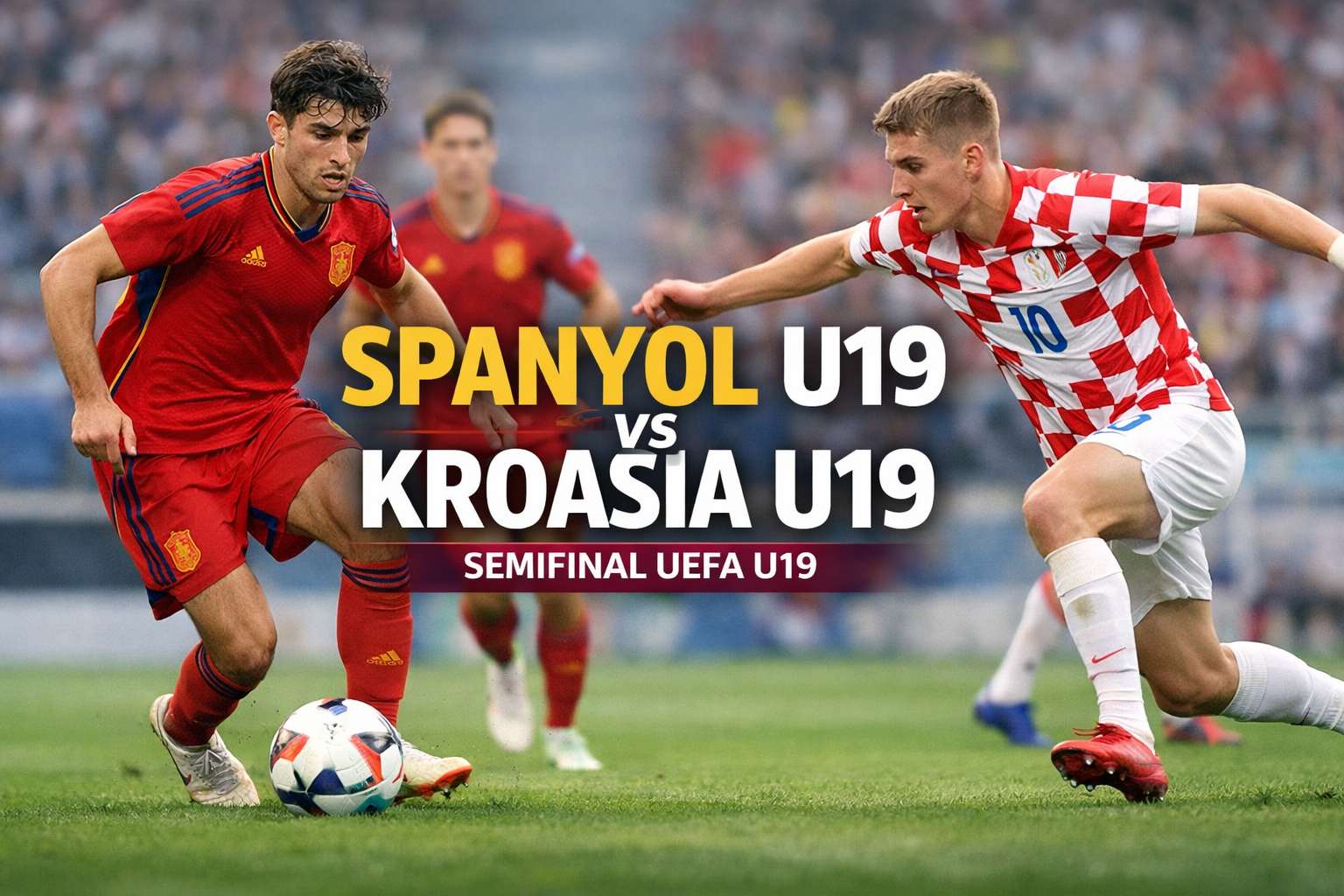 Semifinal UEFA U19 Malam Ini Semakin Seru Bersama Jalalive Spanyol U19 vs Kroasia U19!