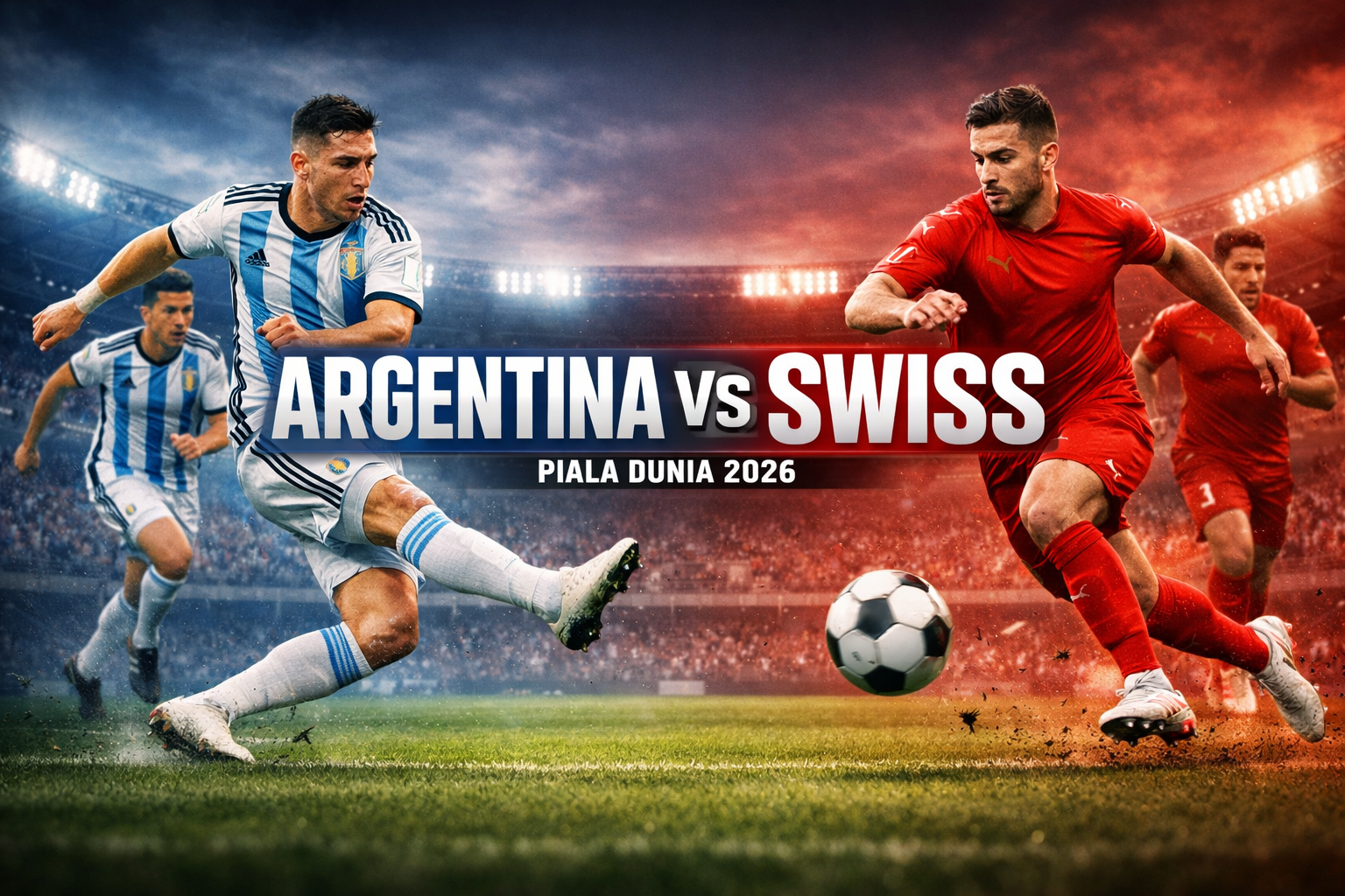 Streaming Argentina vs Swiss Besok Pagi Semakin Menarik Berkat Tayangan HD dari Jalalive