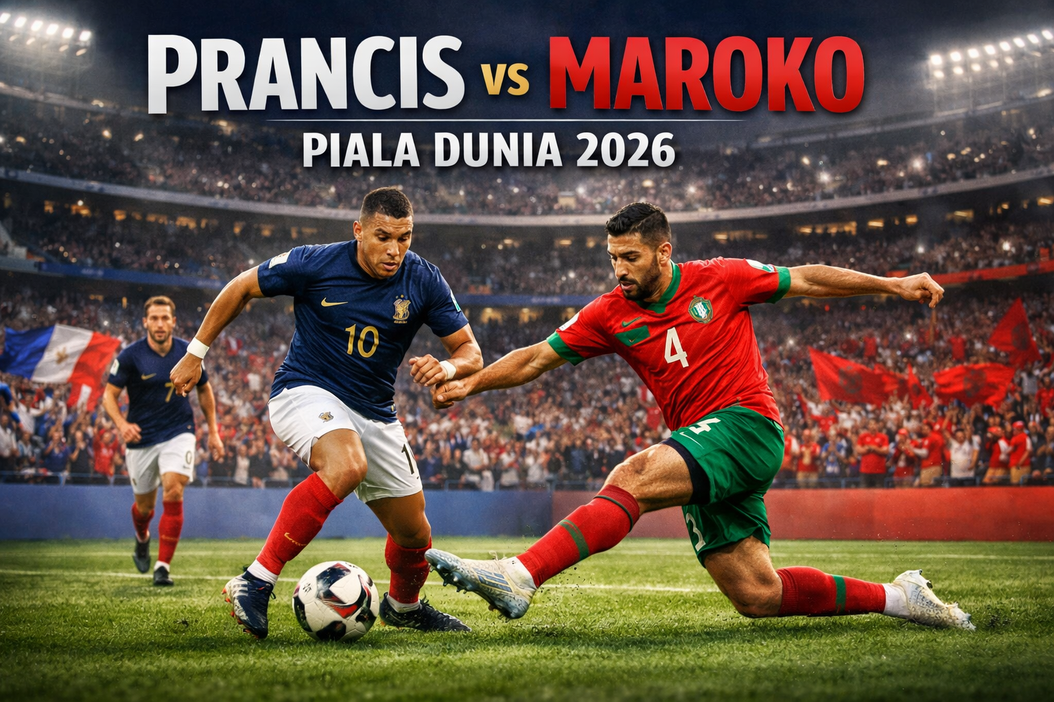 Streaming Prancis vs Maroko Piala Dunia 2026 Dini Hari Ini Pukul 03.00 WIB Hanya Bersama Jalalive untuk Menikmati Duel Bergengsi Antar Raksasa